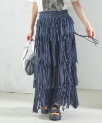 SHIPS WOMEN/【SHIPS別注】crinkle crinkle crinkle:フリンジ スカート/508149754