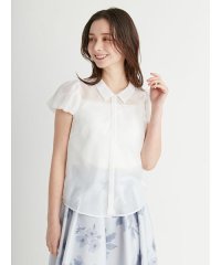 CELFORD/襟付きキャップスリーブブラウス/508149966