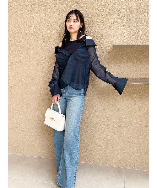 ワイドデニムパンツ(508149976) | スナイデル(SNIDEL) - d fashion ワイドデニムパンツ(508149976) | スナイデル(SNIDEL) - d fashion