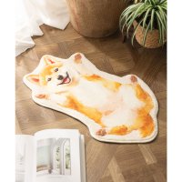 Jubilee/ジュビリー Jubilee もこもこ起毛 おなかなで要求 犬デザイン マット/508150182