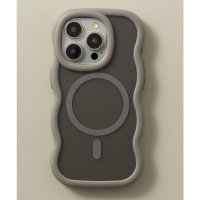 emonique/エモニーク emonique iPhoneケース カバー うねうね TPUシリコン素材 マット Magsafe対応/508150210