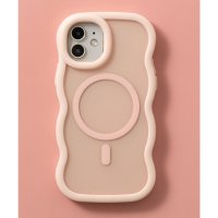 emonique/エモニーク emonique iPhoneケース カバー うねうね TPUシリコン素材 マット Magsafe対応/508150210