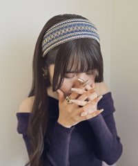 styiro/スタイロ styiro エンブロイリボンテープワイドカチューシャ/508150213