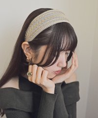 styiro/スタイロ styiro エンブロイリボンテープワイドカチューシャ/508150213
