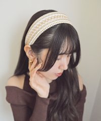 styiro/スタイロ styiro エンブロイリボンテープワイドカチューシャ/508150213