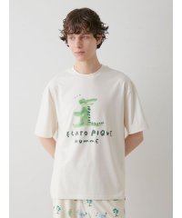 GELATO PIQUE HOMME/【HOMME】【接触冷感】ワニプリントTシャツ/508150392