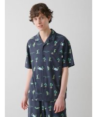 GELATO PIQUE HOMME/【HOMME】【接触冷感】ワニ柄プリントシャツ/508150393