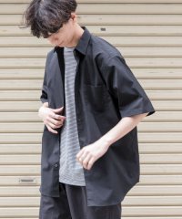 URBAN RESEARCH DOORS/FORK&SPOON　TEC LINENシャツ/508150543