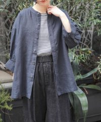 URBAN RESEARCH DOORS/FORK&SPOON　コットンリネンギャザースリーブシャツ/508150545