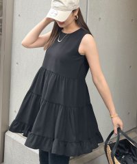 futier land/フューティアランド Futier Land ティアードフリルチュニックワンピース/508150816