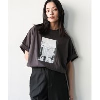 mili an deni/ミリアンデニ mili an deni 半袖フォトプリントTシャツ/508150824