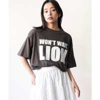mili an deni/ミリアンデニ mili an deni 半袖ビッグロゴプリントTシャツ/508150825
