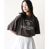 mili an deni/ミリアンデニ mili an deni 半袖カレッジプリントTシャツ/508150830