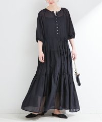 B.C STOCK/ウォッシャブル / ボイルティアードバルーン袖ワンピース/508150876