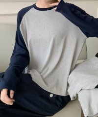 aimoha/アイモハ aimoha ラグランスリーブ長袖Tシャツ/508151039