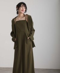PourVous/プールヴー PourVous セットアップパーティードレス結婚式二次会&ワイドパンツオールインワンチェーンネックカットセレモニーフォーマルロング丈オケージョンド/508151129
