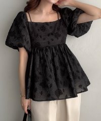 Meiru/メイル Meiru Meiru 2wayオフショルジャガードペプラムトップス/508151193
