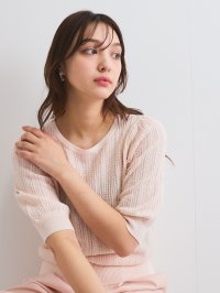 QUEENS COURT/クイーンズコート QUEENS COURT スカシアミニットパフスリーブトップス≪手洗い可能≫/508151455