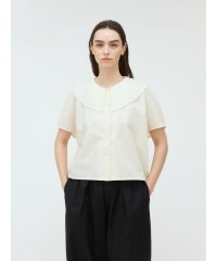 mizuiro ind/mizuiro ind プリーツカラーシャツ/508151500