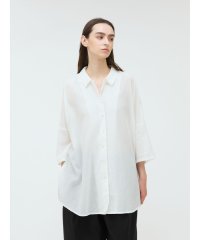 mizuiro ind/mizuiro ind ハーフスリーブワイドチュニックシャツ/508151501