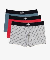 LACOSTESPORTS MENS/ラコステ LACOSTE ３パックロゴプリントストレッチコットントランクショーツ【返品不可商品】/507966422