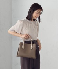 MONO COMME CA/型押しハンドルバッグ/508111606