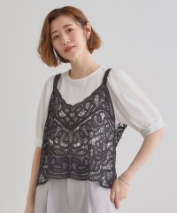 grove/1枚でお洒落に決まるレースビスチェ×ブラウスSET/508121175