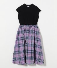 green label relaxing （Kids）/テレコ×チェック ワンピース / キッズ  140cm－160cm/508123651