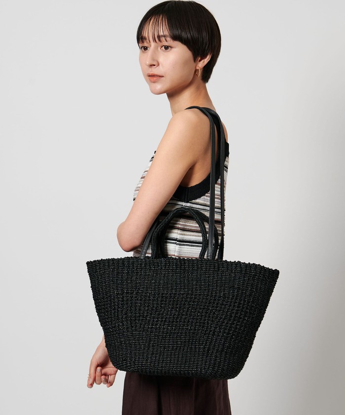 ダブル ハンドル ABACA トートバッグ(508126029) | ユナイテッド ダブル ハンドル ABACA トートバッグ(508126029) | ユナイテッド