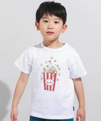 BeBe/【WEB限定】ポップコーンプリント天竺半袖Tシャツ(100~140cm)/508128465