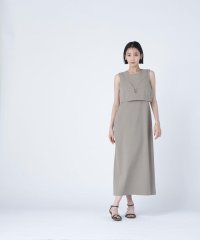 NATURAL BEAUTY BASIC/ビスチェレイヤードナローワンピース/508132359