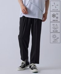 JUNRed/【セットアップ対応】j.n.r.d/リネンライクカチオンテーパードワイドパンツ/508132411
