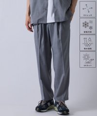 JUNRed/【セットアップ対応】j.n.r.d/リネンライクカチオンテーパードワイドパンツ/508132411