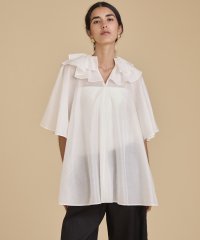 HOUSE OF LOTUS/ダブルラッフルカラーブラウス/508135173