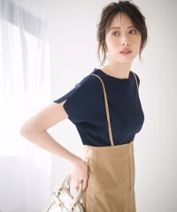 any SiS L/【接触冷感・UVカット・洗える】ビューティクール フレンチ ニットＴ/508148560