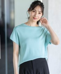 anySiS/【接触冷感・UVカット・洗える】ビューティクール フレンチ ニットＴ/508148562