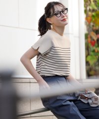 anySiS/【接触冷感・UVカット・洗える】ビューティクール フレンチ ニットＴ/508148562