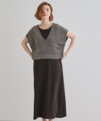 grove/ラメベスト×ニットワンピースSET/508151277