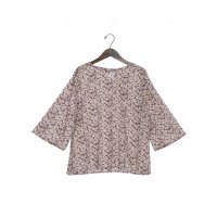 KANKAN/カンカン KANKAN ボタニカルフラワープリントブラウス/508151312