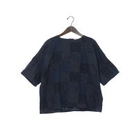 KANKAN/カンカン KANKAN 四角パッチプリントルーズブラウス/508151315