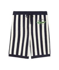 GELATO PIQUE HOMME/【HOMME】エアリーモコ ストライプハーフパンツ/508151530