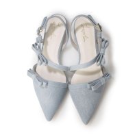 Launa lea/ラウナレア Launa lea 【25SS】ダブルリボンスリングバックパンプス(0596)/508151888