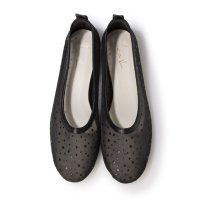 Launa lea/ラウナレア Launa lea 【25SS】ドットホイルチュールフラットパンプス(0598)/508151890