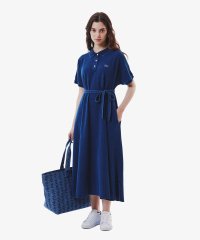 LACOSTESPORTS LADYS/ラコステ LACOSTE インディゴ 鹿の子ポロドレス ワンピース/508152493