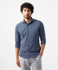 MICHEL KLEIN HOMME/《日本製》ストレッチラッセル七分袖シャツ/508152538