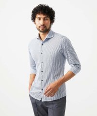 MICHEL KLEIN HOMME/《日本製》ストレッチラッセル七分袖シャツ/508152538