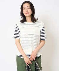 GEORGES RECH/[新色追加]バックスリットメッシュニットベスト/508152544