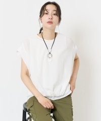 GEORGES RECH/楊柳フレンチスリーブカットソー/508152550