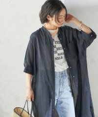 SHIPS WOMEN/〈手洗い可能〉ラミー 4 スタンドカラー シャツ ワンピース/508153449