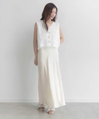RANDA/ランダ RANDA シャギートップス＆サテンナロースカートセット/508153507